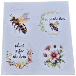 Bee sticker sheet