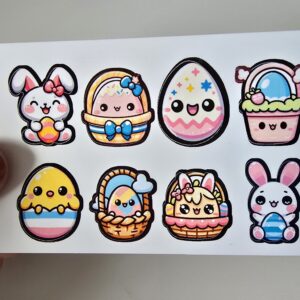 Easter sticker sheet