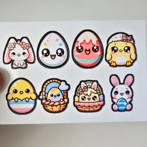 Easter sticker sheet