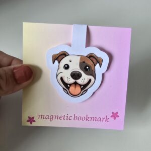 Staffy bookmark